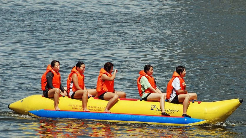 Group Fun - Andaman Banana Boat Ride