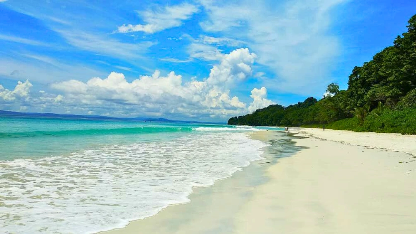 Radhanagar Beach Sea View